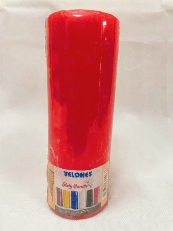 Velon Grande Holy Candle 375 g. X1 color rosado