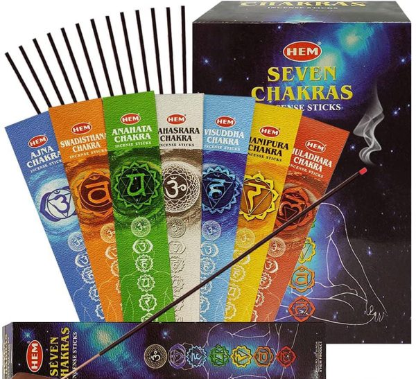 Incienso Hem 7 chakras X7 Sobres