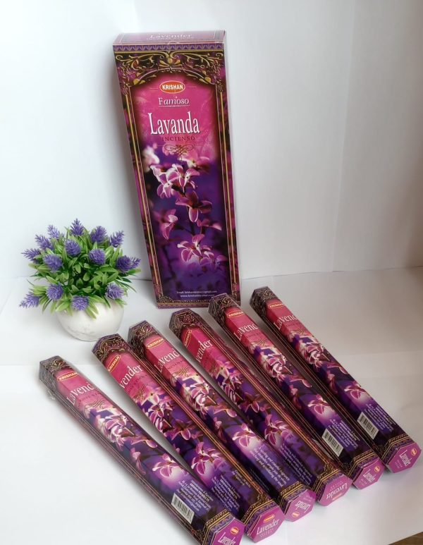 Inciensos Krishan Hexagonal caja X6 tubos (70 aromas a escoger)