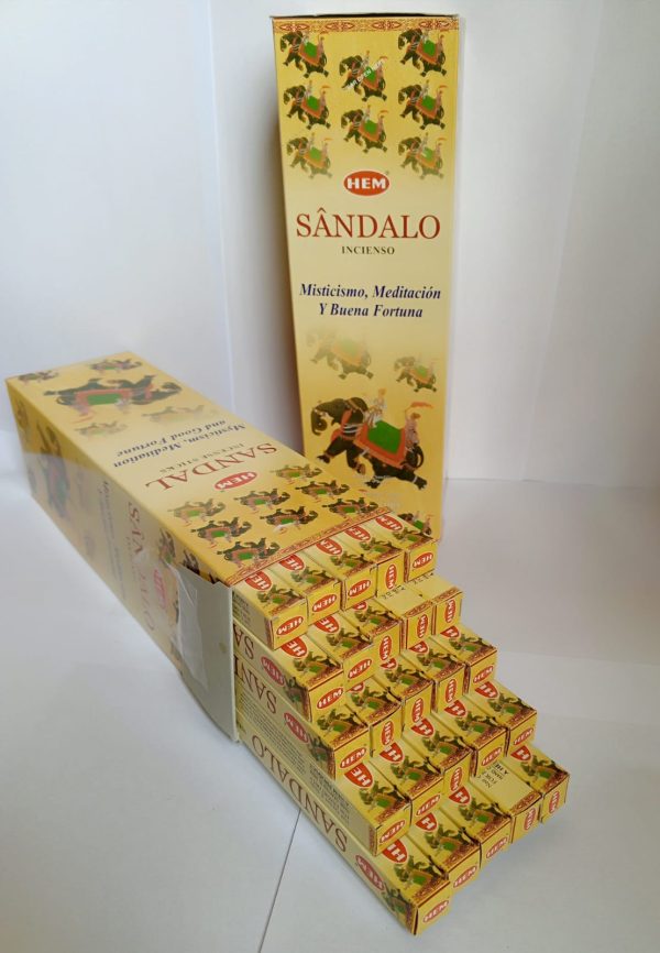 Inciensos Hem Cuadrado caja X25 cajitas (70 aromas a escoger)