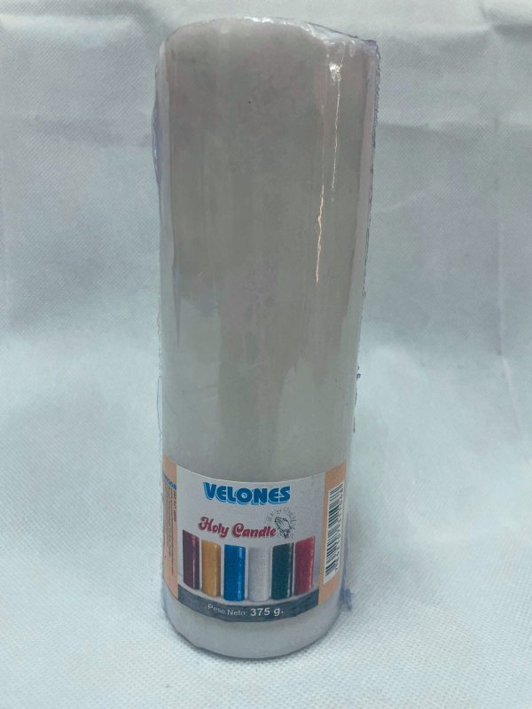 Velon Grande Holy Candle 375 g. X1 color blanco