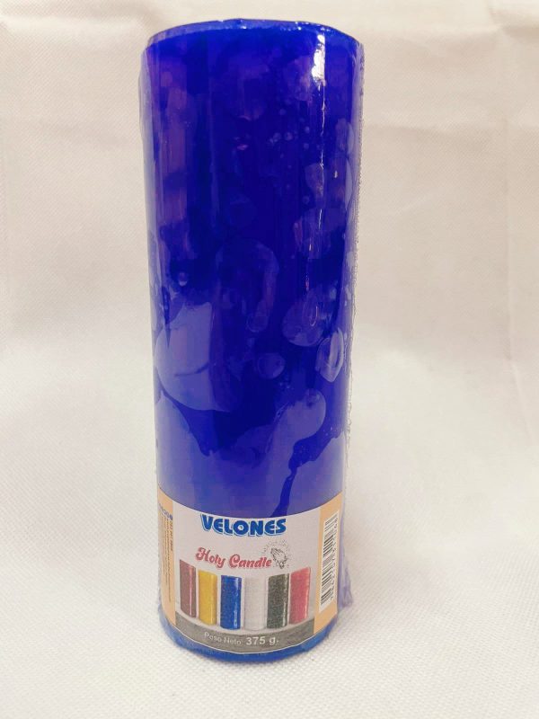 Velon Grande Holy Candle 375 g. X1 color azul