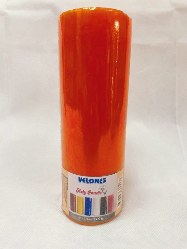 Velon Grande Holy Candle 375 g. X1 color naranja